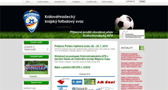 Desktop Screenshot of khfotbal.cz